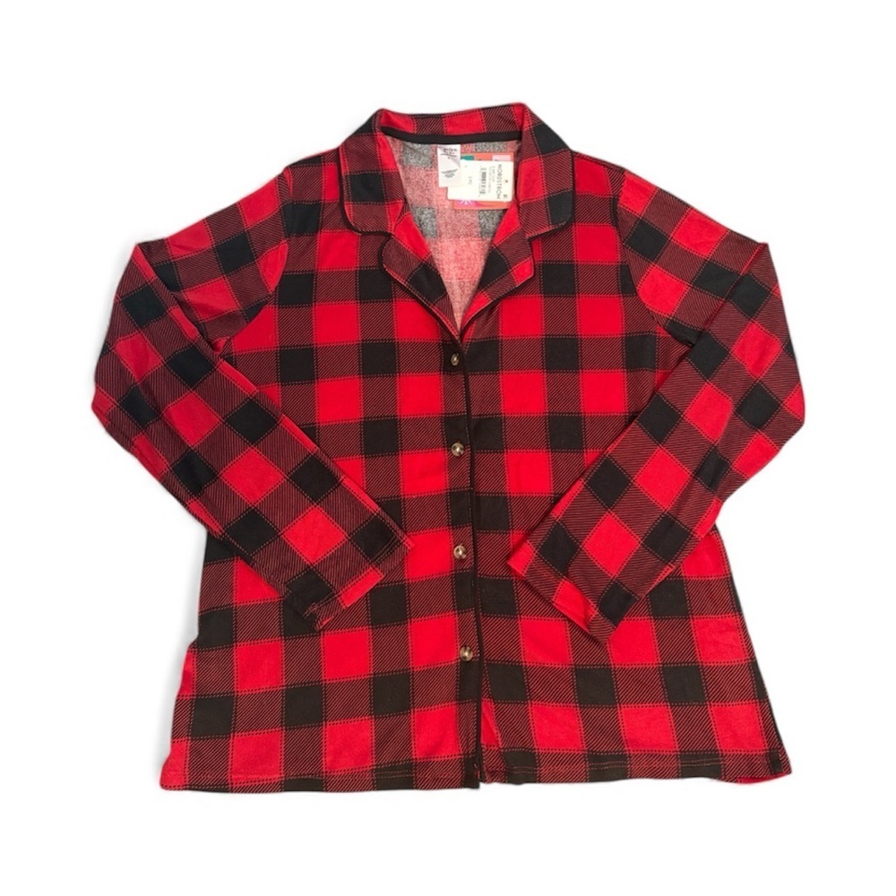 Red Buffalo Check Pajama Top Longsleeve Soft NWT